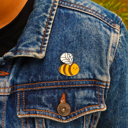 Bumble Bee Enamel Pin | Cottage Critters