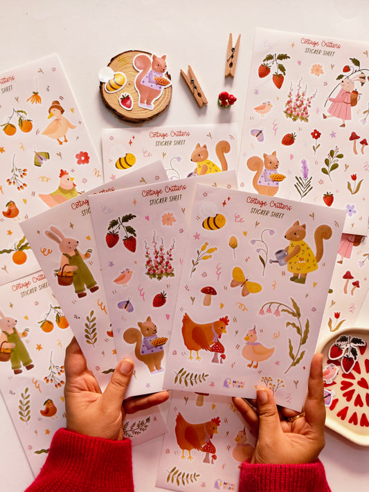 Sticker Sheets | Cottage Critters