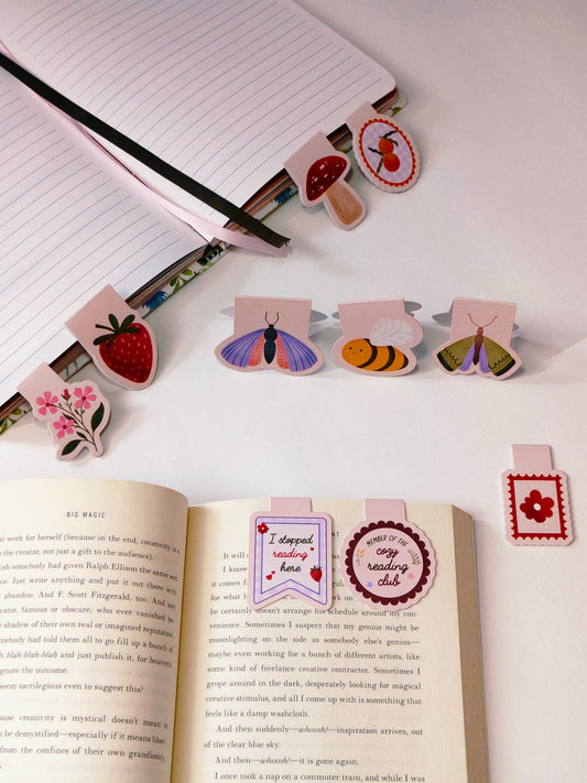 Magnetic Bookmarks | Cottage Critters