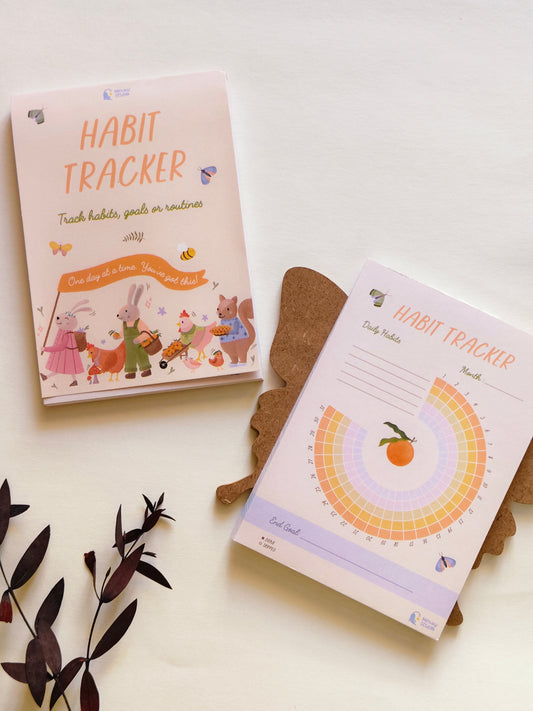 Habit Tracker Notepad | Cottage Critters