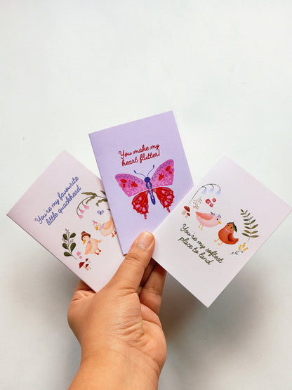 Soft & Silly Love — Mini Card Set | Cottage Critters