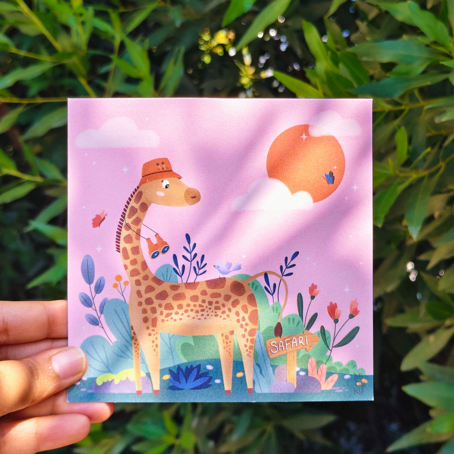 Giraffe on Safari