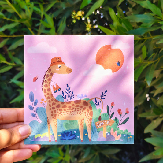 Giraffe on Safari