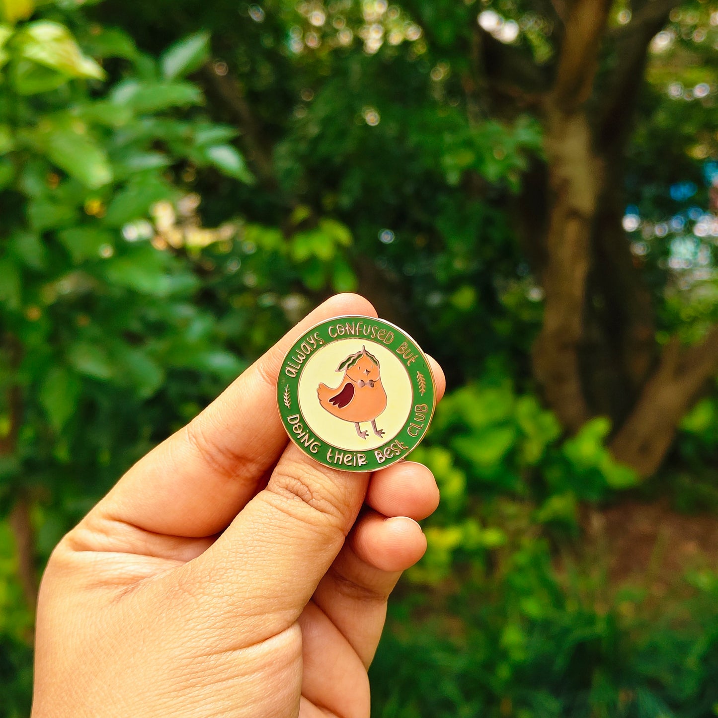 Doing My Best Bird Enamel Pin | Cottage Critters