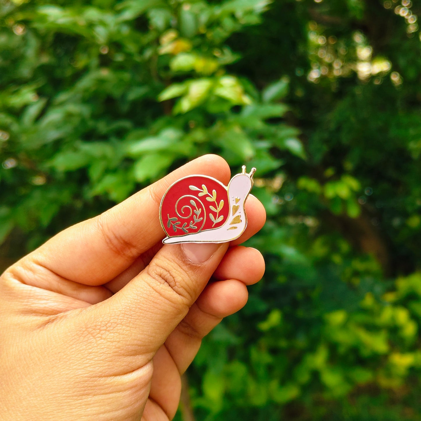 Garden Snail Enamel Pin | Cottage Critters