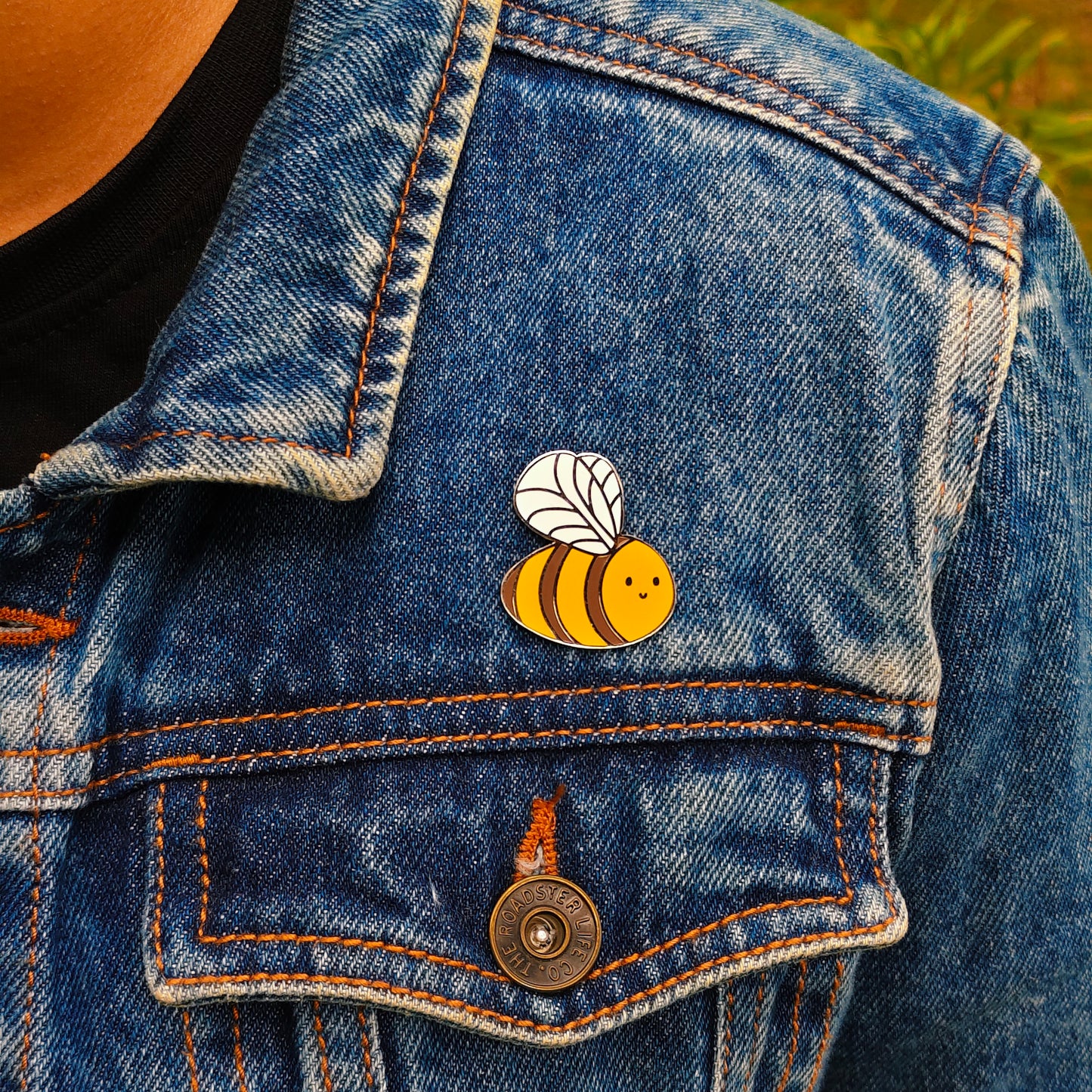 Bumble Bee Enamel Pin | Cottage Critters