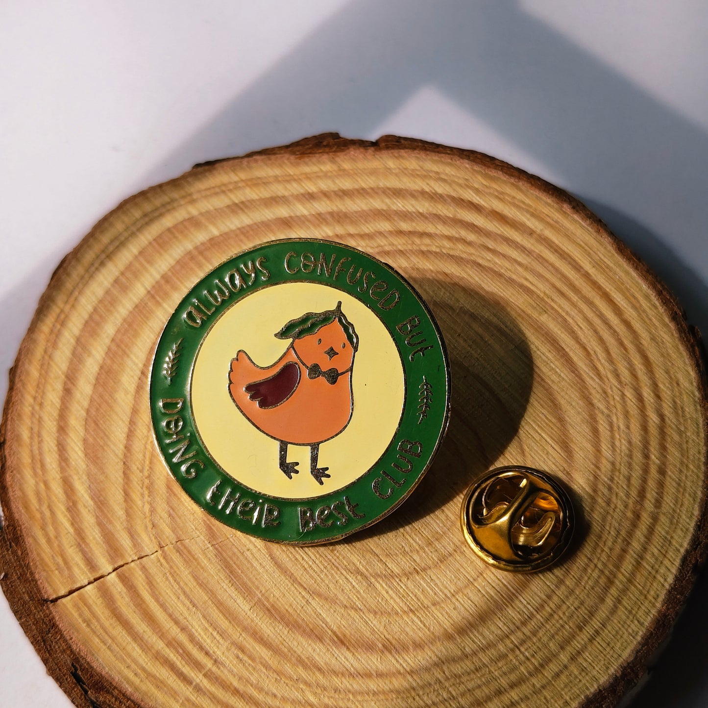 Doing My Best Bird Enamel Pin | Cottage Critters